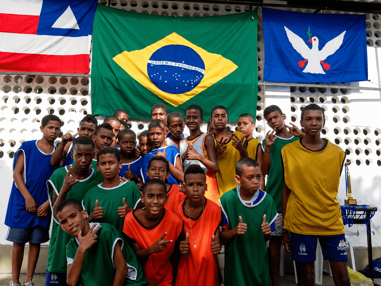 Atividade comunitária no Instituto Convergir, Salvador